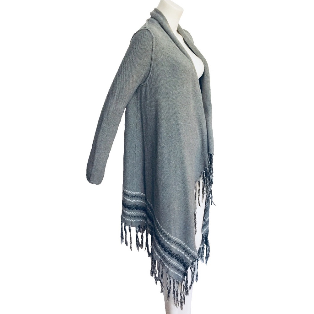 CABI | Prairie Open Front Fringe Cardigan Size S - Picture 2 of 8